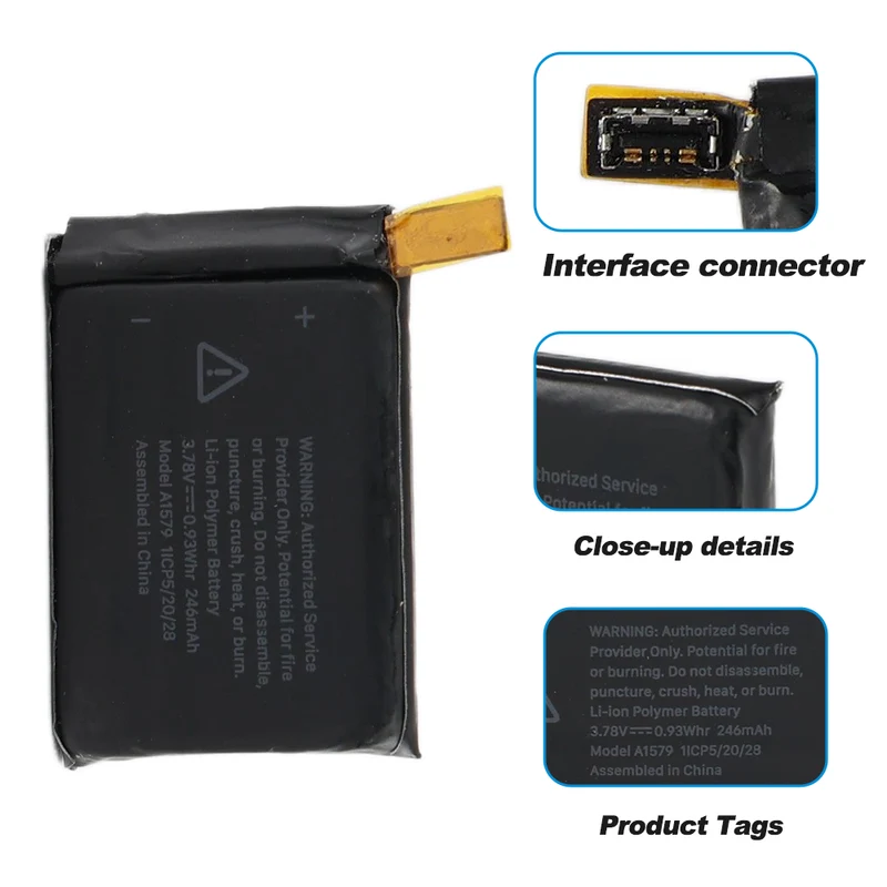 A1579 Replacement Battery For Apple Watch Series 1 42mm