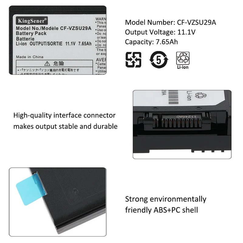 CF-VZSU29A Laptop Battery For Panasonic CF-29 Toughbook CF-VZSU29 | KingSener