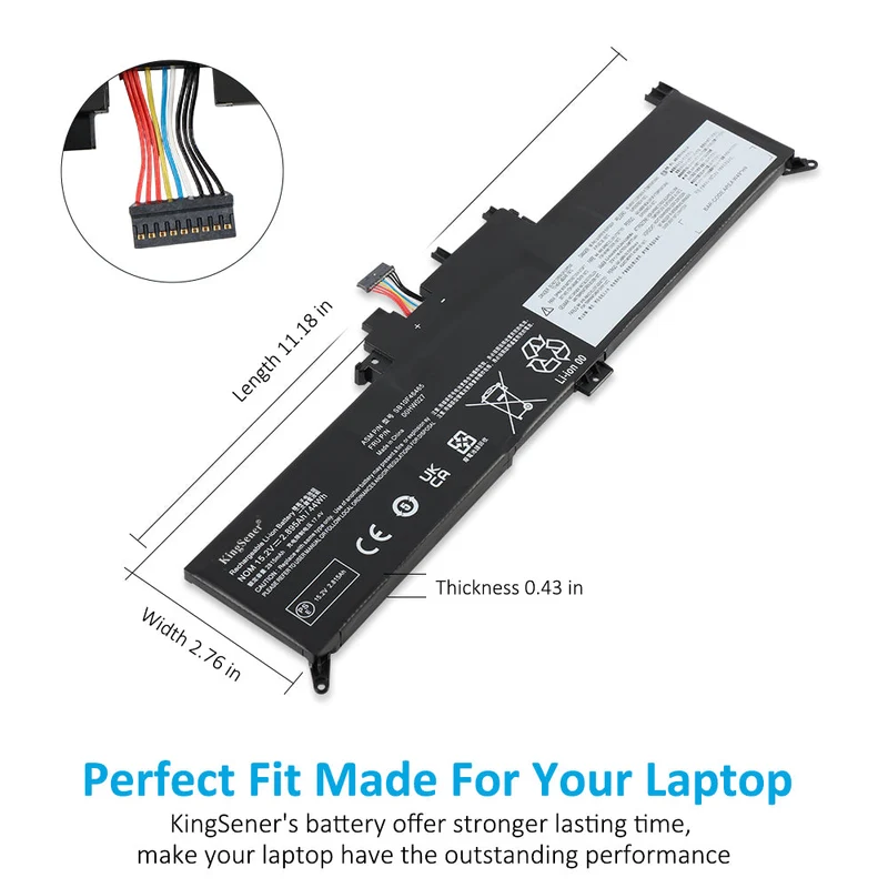00HW026 00HW027 Laptop Battery For Lenovo ThinkPad Yoga 260 370 X380 | KingSener