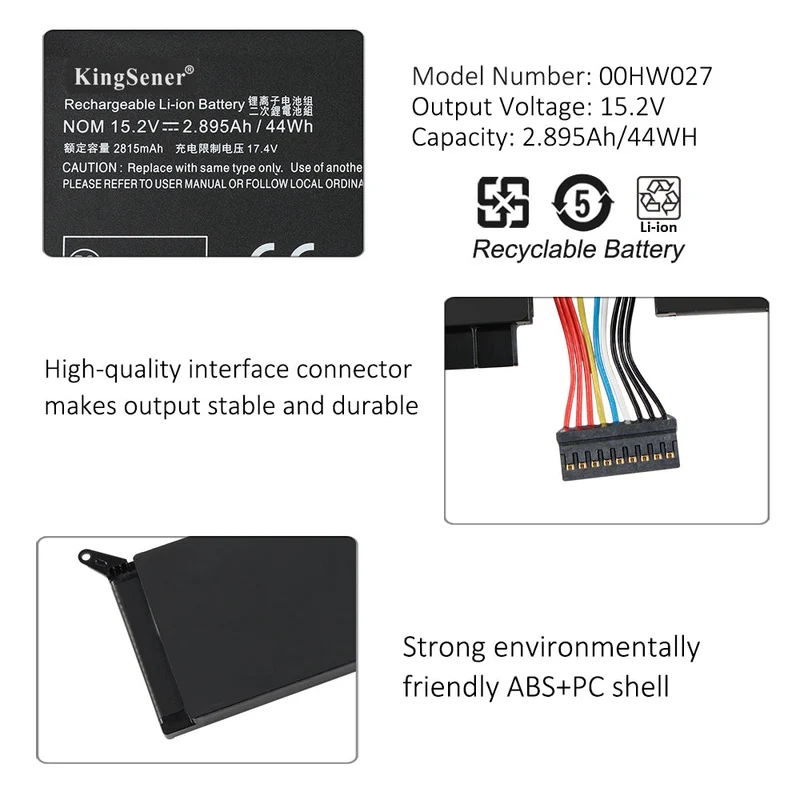 00HW026 00HW027 Laptop Battery For Lenovo ThinkPad Yoga 260 370 X380 | KingSener