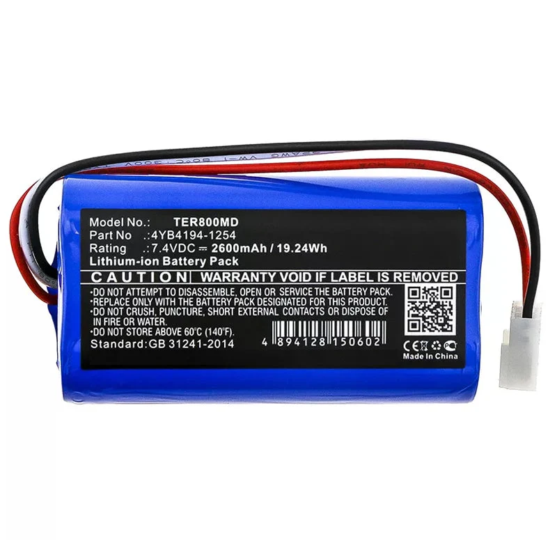 4YB4194-1254 Infusion Pump battery for Terumo TE-SS800 Infusion Pump