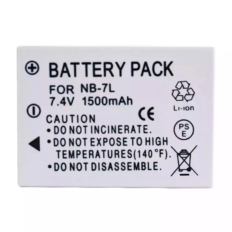 NB-7L Replacement camera battery for Canon G10 G11