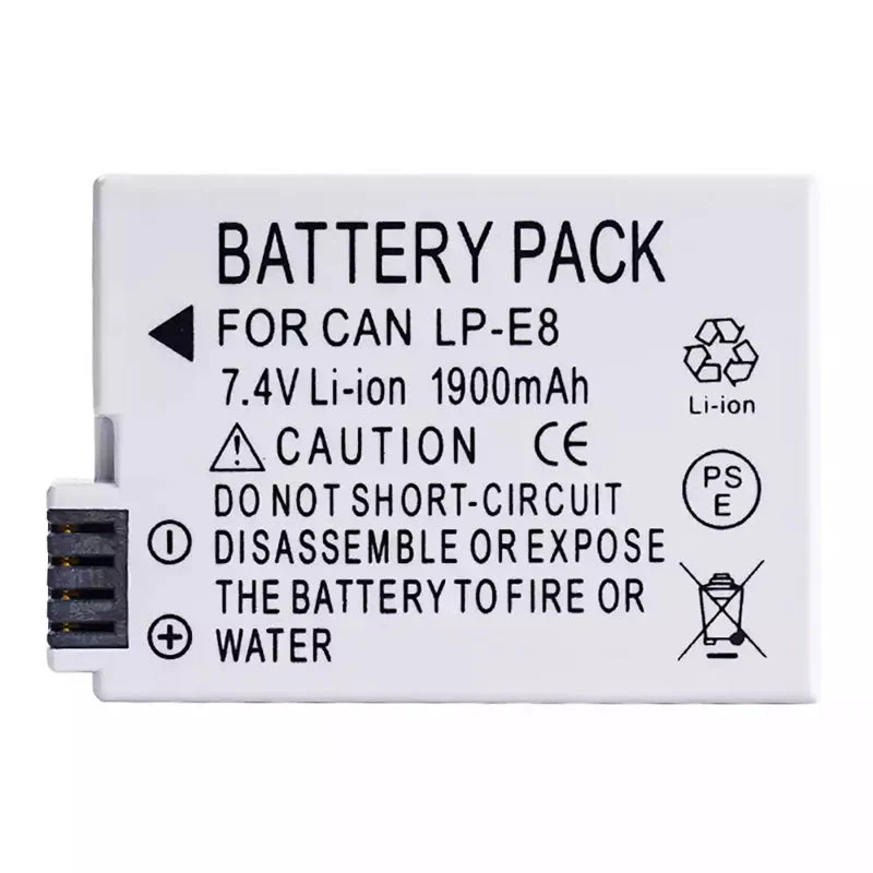 LP-E8 Replacement camera battery for Canon EOS 550D