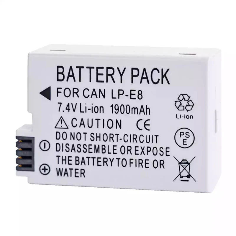 LP-E8 Replacement camera battery for Canon EOS 550D
