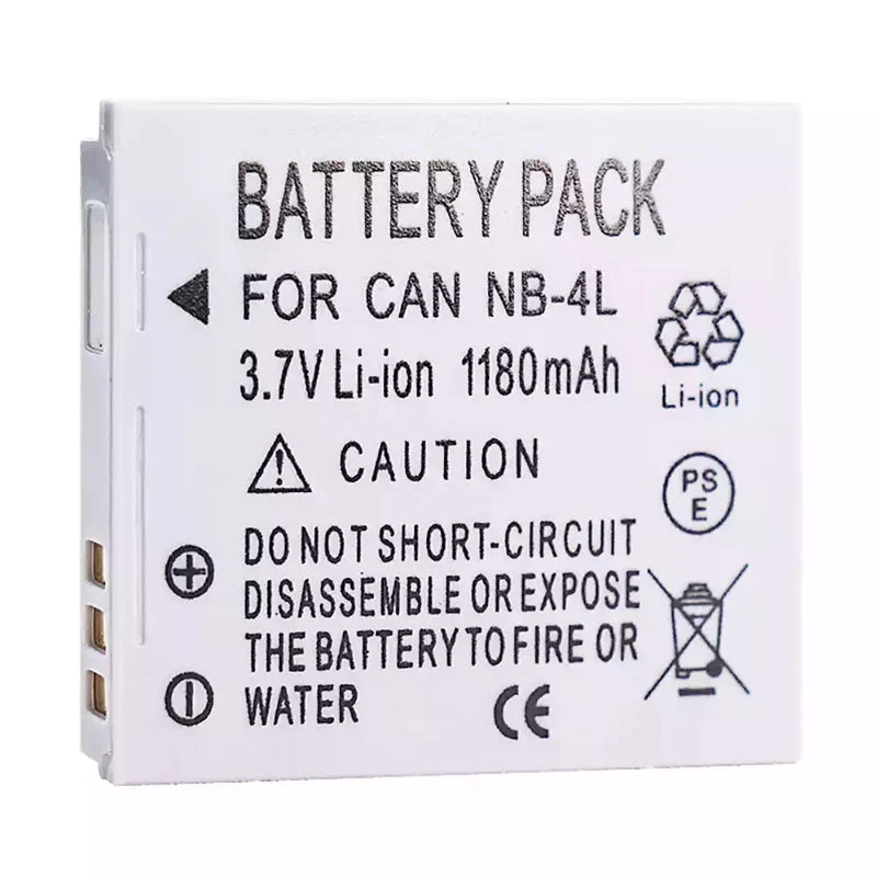 NB-4L Replacement camera battery for Canon PowerShot SD30 SD40