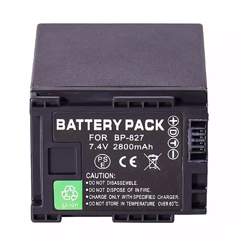 BP-827 Replacement camera battery for Canon FS10 FS11 FS20