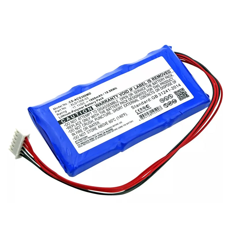Battery for Aricon ECG-3D ECG-3B Replacement XLD1306-03 1800mAh