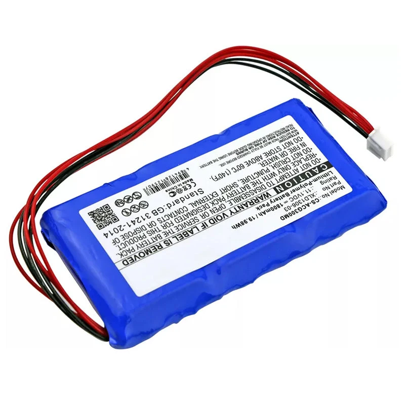 Battery for Aricon ECG-3D ECG-3B Replacement XLD1306-03 1800mAh