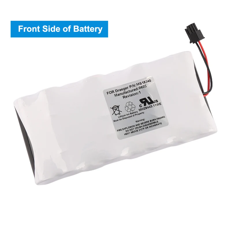 MS14490 MS18340 Battery for Draeger Infinity Delta Delta XL Gamma XL XL Vis