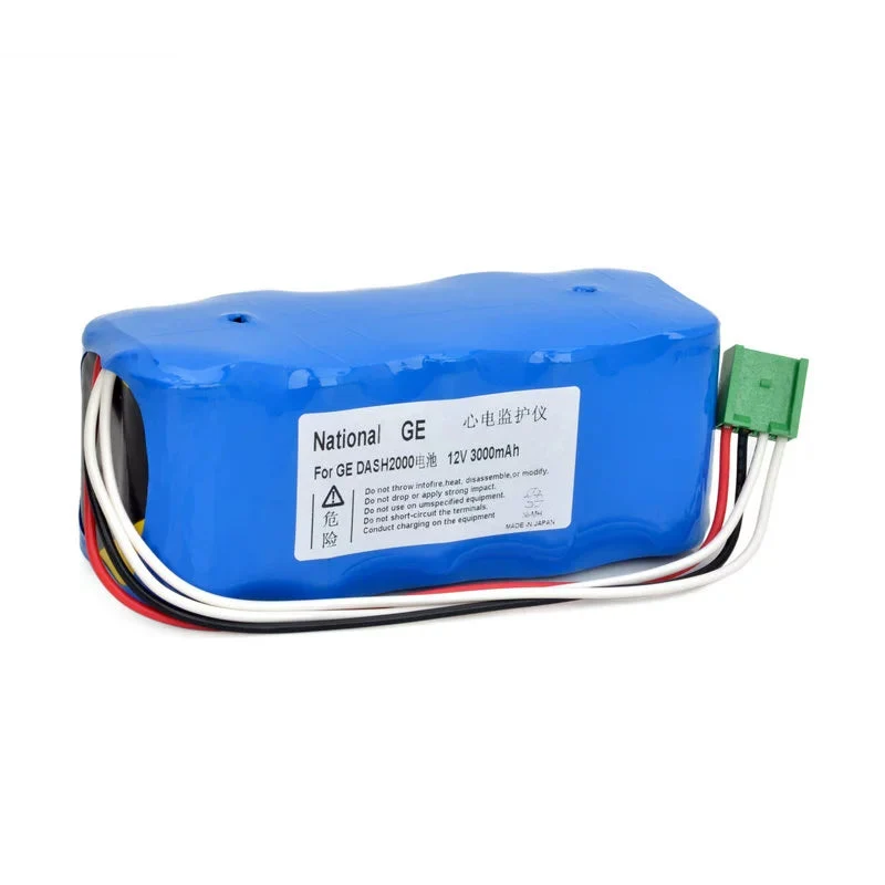 92916781 Vital Signs Battery for GE DASH 2000 3000mAh 12V