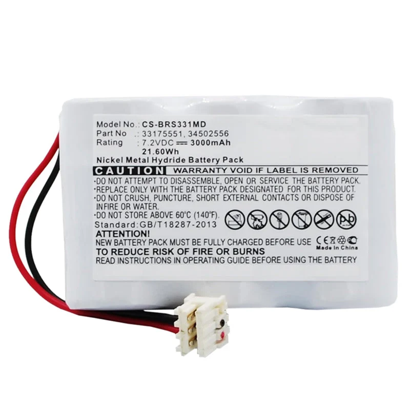Medical Battery For Braun 33175551 34502556 OM11443 Vista Infusion Pump