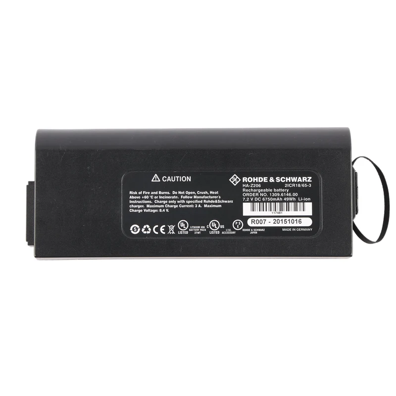Battery for Rohde & Schwarz 1309.6130.00 HA-Z204 HA-Z206 FSH13 FSH20 FSH4 FSH8