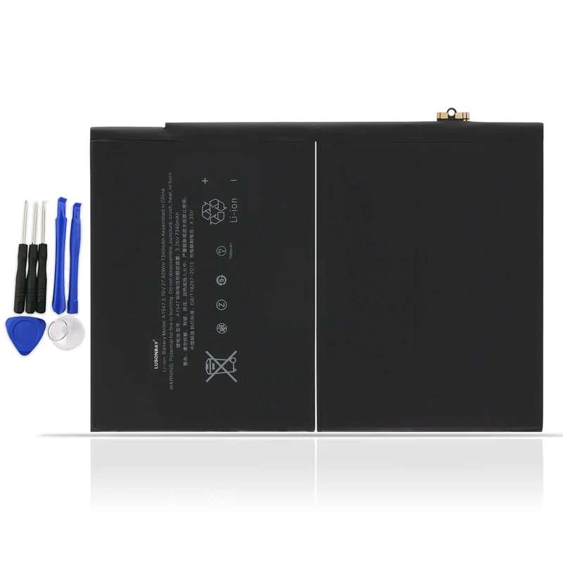A1547 Tablet Battery For iPad Air 2 A1566 A1567 A1547 3.76V 27.62WH/7340mAh | LUSONBAY