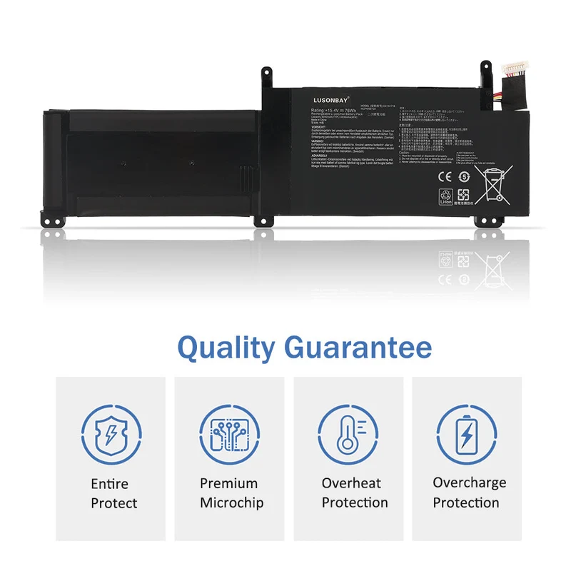 C41N1716 Laptop Battery For ASUS 0B200-02770000 4ICP4/59/134 | LUSONBAY