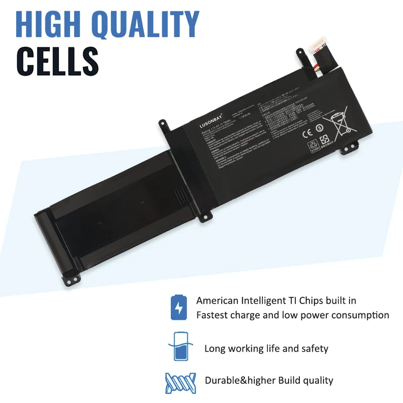 C41N1716 Laptop Battery For ASUS 0B200-02770000 4ICP4/59/134 | LUSONBAY