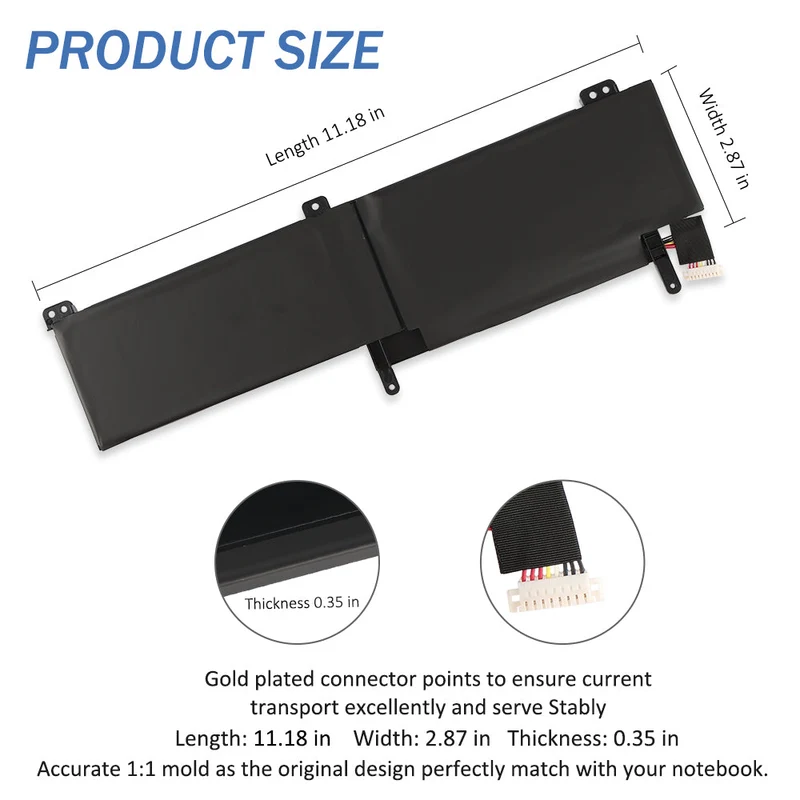 C41N1716 Laptop Battery For ASUS 0B200-02770000 4ICP4/59/134 | LUSONBAY