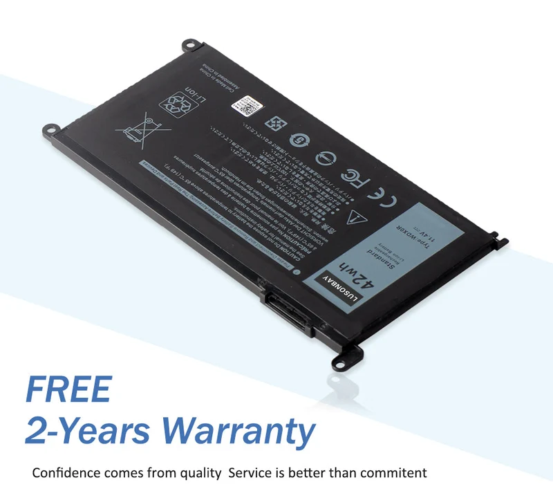 WDXOR WDX0R Laptop battery for DELL Inspiron 15-5538 5565 5567 5568 5578 5584 7560 7570 7579 7569 | LUSONBAY