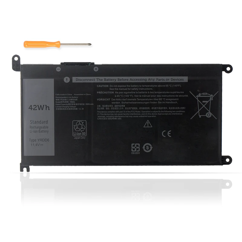 YRDD6 Laptop Battery for Dell Inspiron 5482 5480 5481 5485 5491 5591 5593 3583 3310 2-in-1 3493 3582 3593 | LUSONBAY