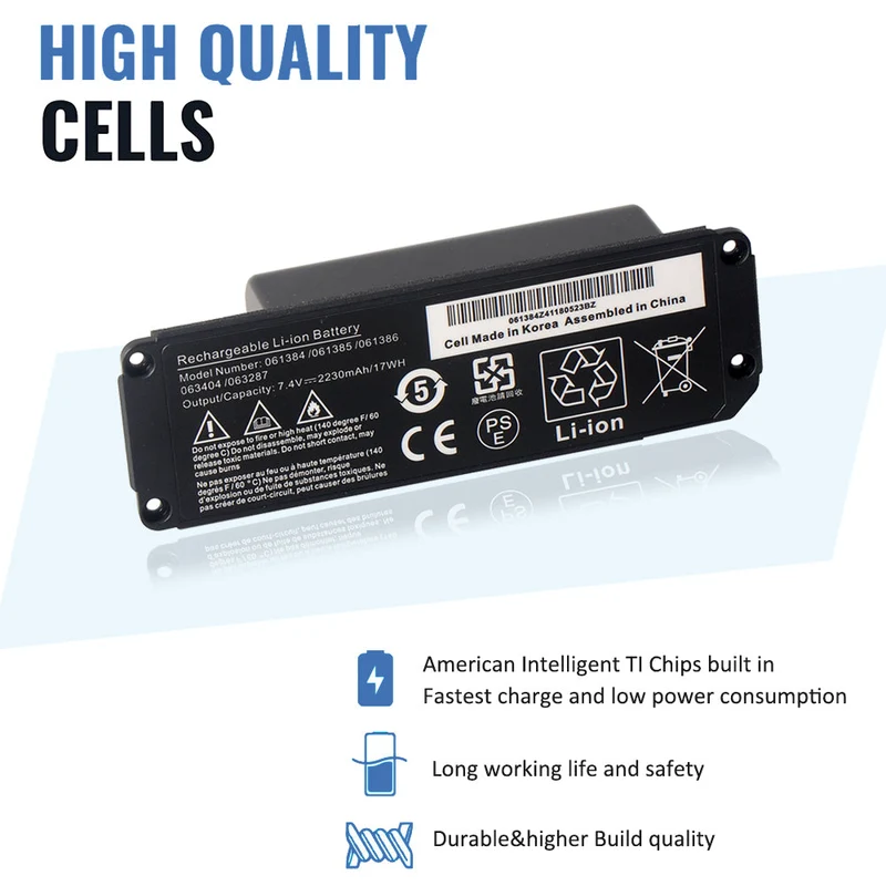 061384 061385 061386 Replacement Battery for Bose SoundLink Mini Speaker one Bose SoundLink Mini Speaker I LUSONBAY CA Stock