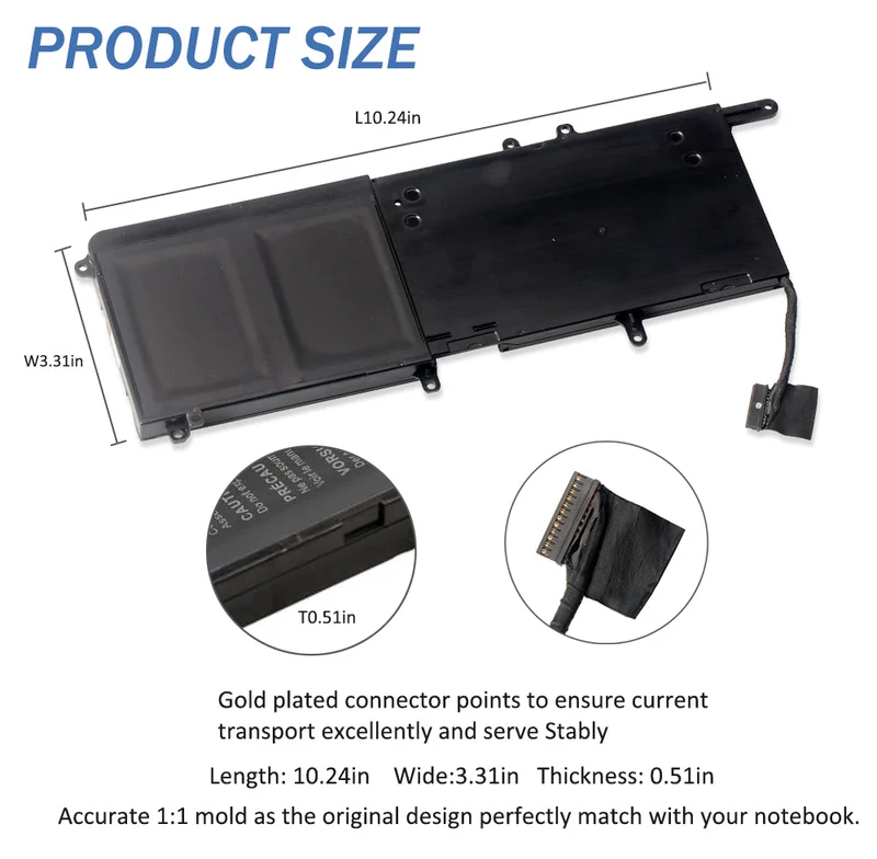 9NJM1 01D82 44T2R HF250 MG2YH Laptop Battery for Dell 15 R3 R4 17 R4 R5 ALW17C-D1738 D1748 D1758 D1848 LUSONBAY UK SHIP