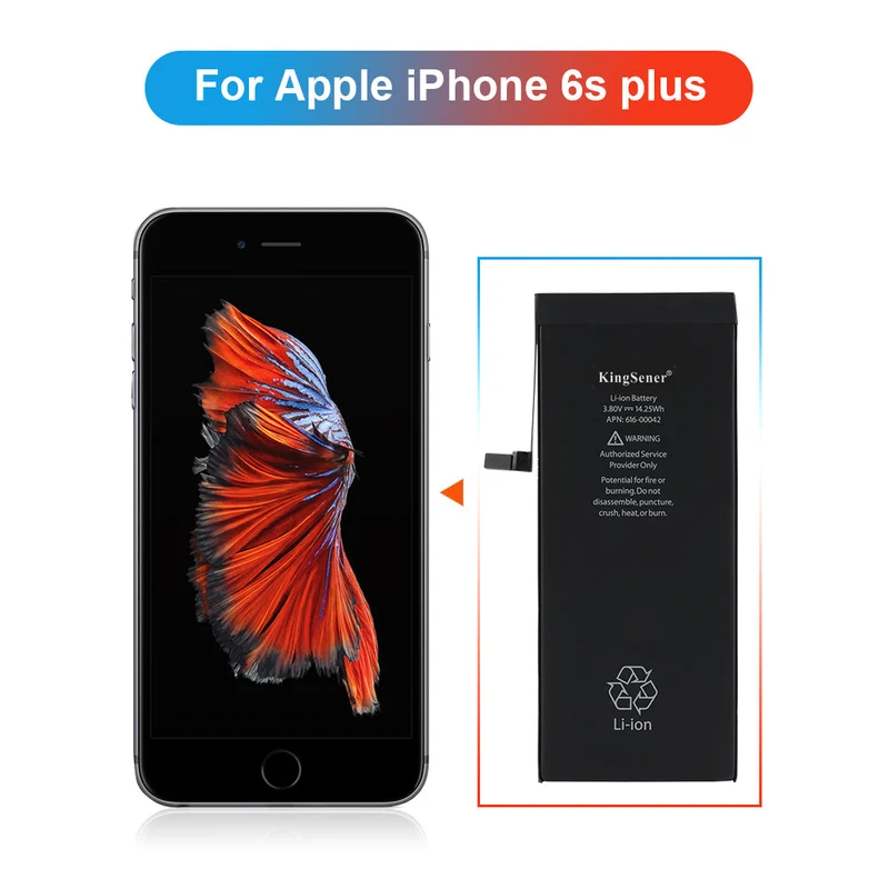 616-00042 Li-ion Battery For Apple iPhone 6s plus A1634 A1687 A1699
