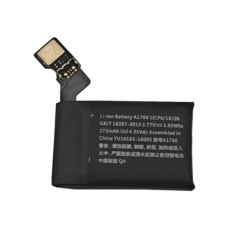 A1760 Replacement Battery for Apple Watch Series 2 38 mm – 273 mAh Li‑Polymer