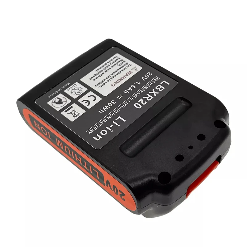 20V 6.5Ah For Black and Decker 20V Lithium Battery LBXR20 LB20 LBX20