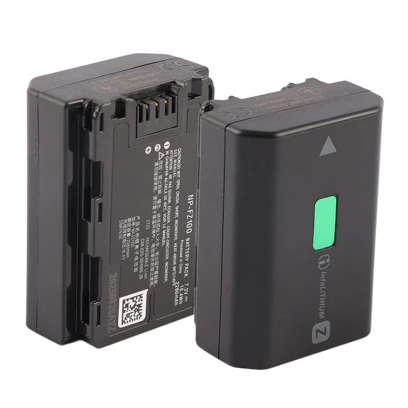 NP-FZ100 Replacement Camera battery for SONY Alpha 1/7R V/7 Ⅳ FX3/30