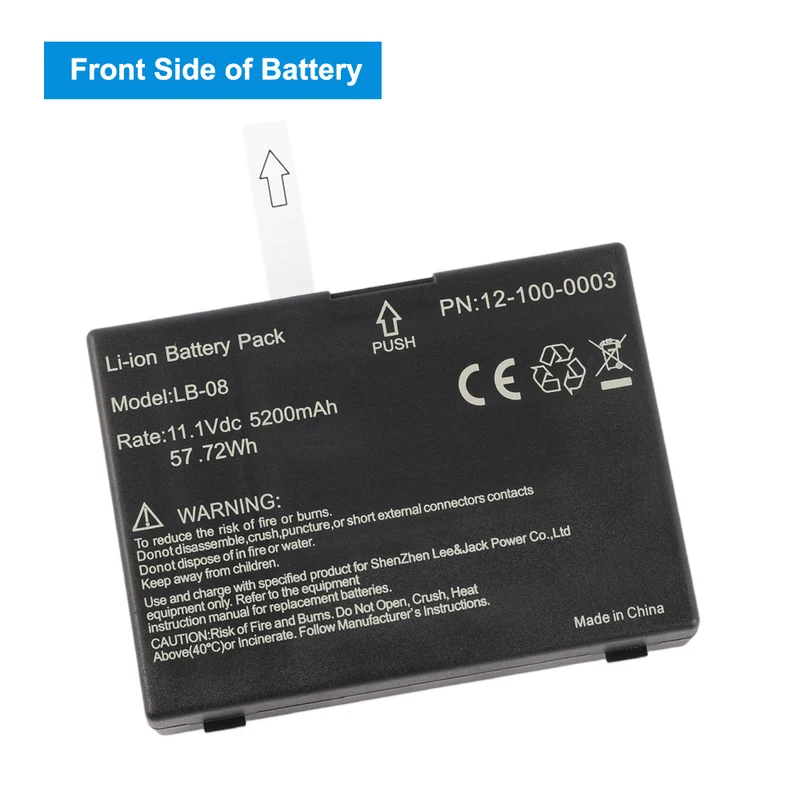 LB-08 Battery for BIOLICHT 12-100-0003 A5 A6 A8 Q3 5200mah 11.1v