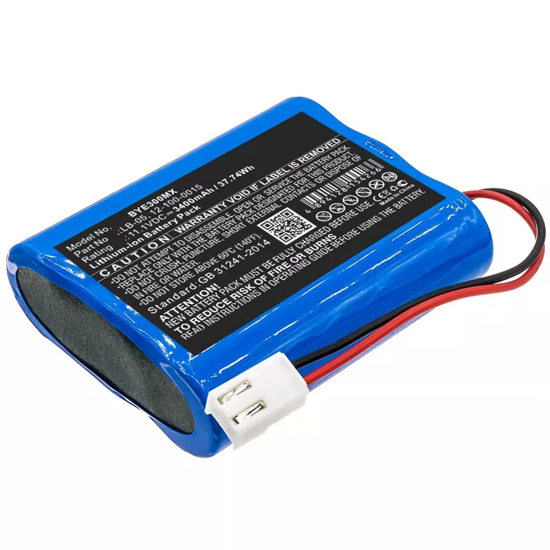 12-100-0015 LB-05 Medical Montior Battery For BIOLIGHT BLT-E30 2600mAh