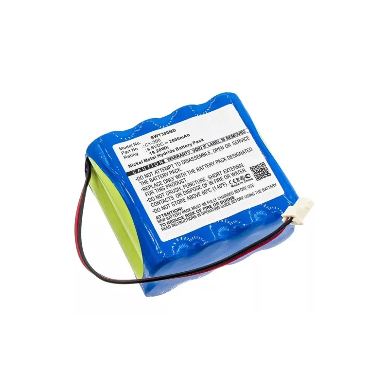 Replacement Battery For Smiths CY-300 2000mAh 19.20Wh 9.6V Ni-MH