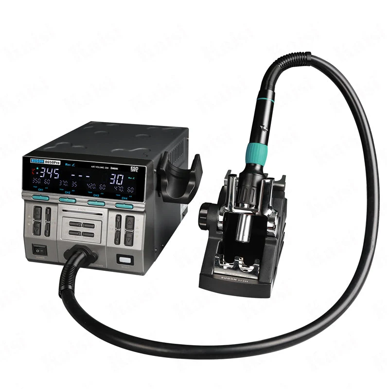 8650PRO curved hot air gun 1300W high wind power suitable for motherboard repair flying line CPU desoldering station