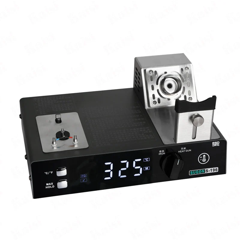 S-196 Hot Air Soldering Iron 2-in-1 Temperature Tester Sensor Thermocouple Calibrator For Welding Rework Station