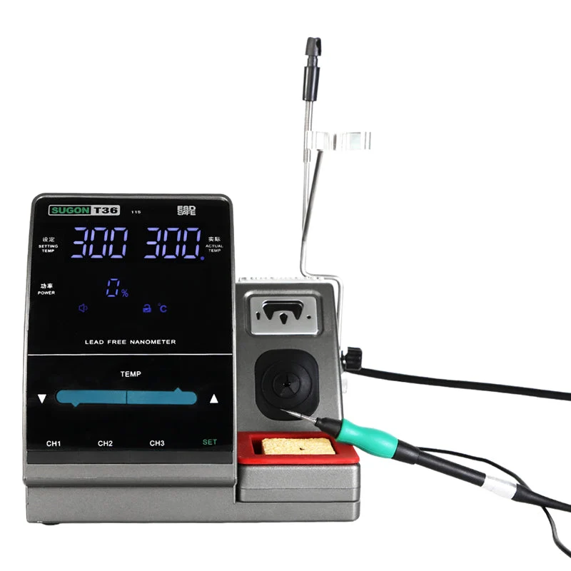 T36 Nano Soldering Station 1S Rapid Heating With Soldering Tip For Integrated Circuit Component Welding Repair