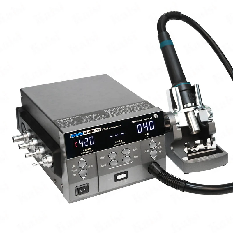 8620DX-Pro 1300w 220V Hot Air Rework Station For CPU Phone Motherboard Repair