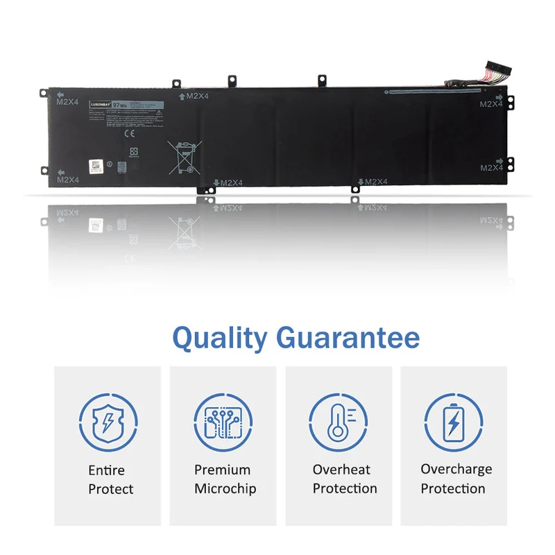 6GTPY Laptop Battery For Dell XPS 15 9570 9560 7590 Precision M5520 M5530 LUSONBAY EU SHIP