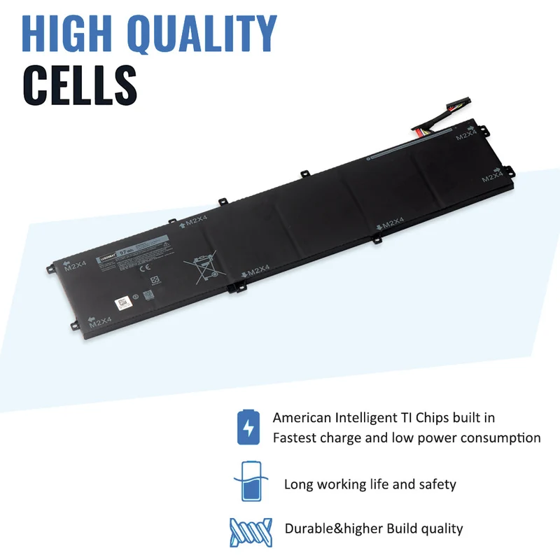6GTPY Laptop Battery For Dell XPS 15 9570 9560 7590 Precision M5520 M5530 LUSONBAY EU SHIP