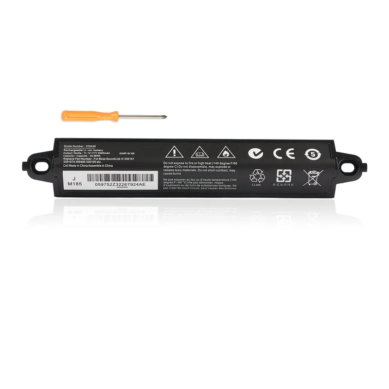 359498 Battery 330107A 359495 330105 330105A For Bose Soundlink Mobile Speaker II 404600 11.1V 2600mAh/28.86WH | LUSONBAY