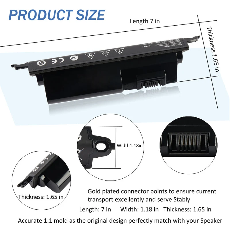 359498 Battery 330107A 359495 330105 330105A For Bose Soundlink Mobile Speaker II 404600 11.1V 2600mAh/28.86WH | LUSONBAY