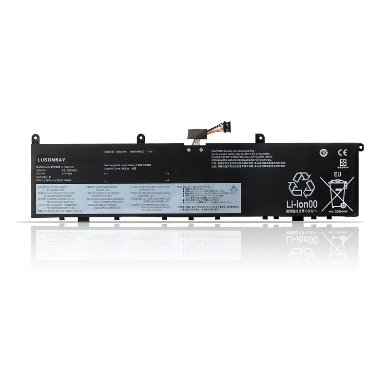 L17C4P72 Laptop Battery For Lenovo ThinkPad X1 Extreme Gen 1 2 For ThinkPad P1 1st/2nd Gen Serie | LUSONBAY