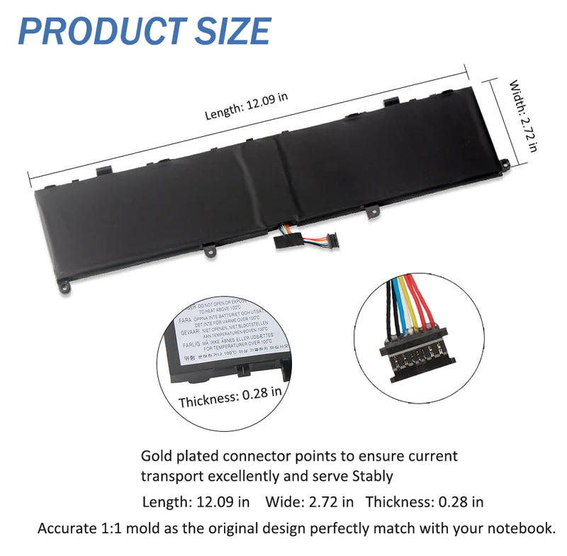 L17C4P72 Laptop Battery For Lenovo ThinkPad X1 Extreme Gen 1 2 For ThinkPad P1 1st/2nd Gen Serie | LUSONBAY