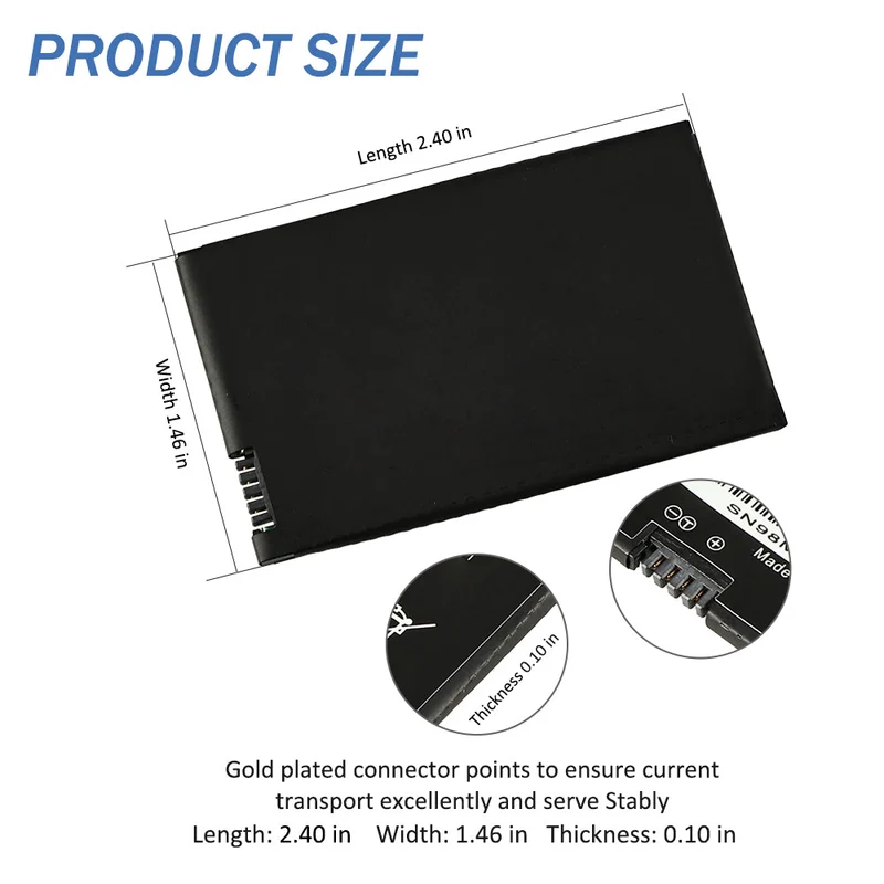 Battery for BMW Display Key | MKD35UP 5/7 Series X3 X5 X6 i8 | LUSONBAY