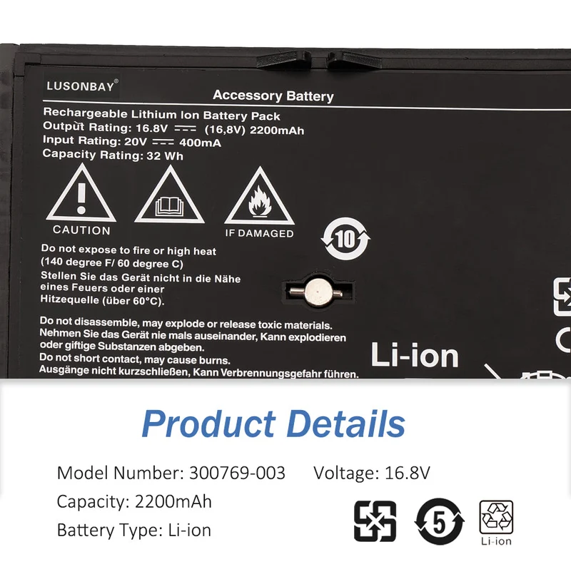 300769-003 300769-001 300769-002 Battery For Bose Sounddock Portable Digital Music System SoundLink Air Series EU SHIP