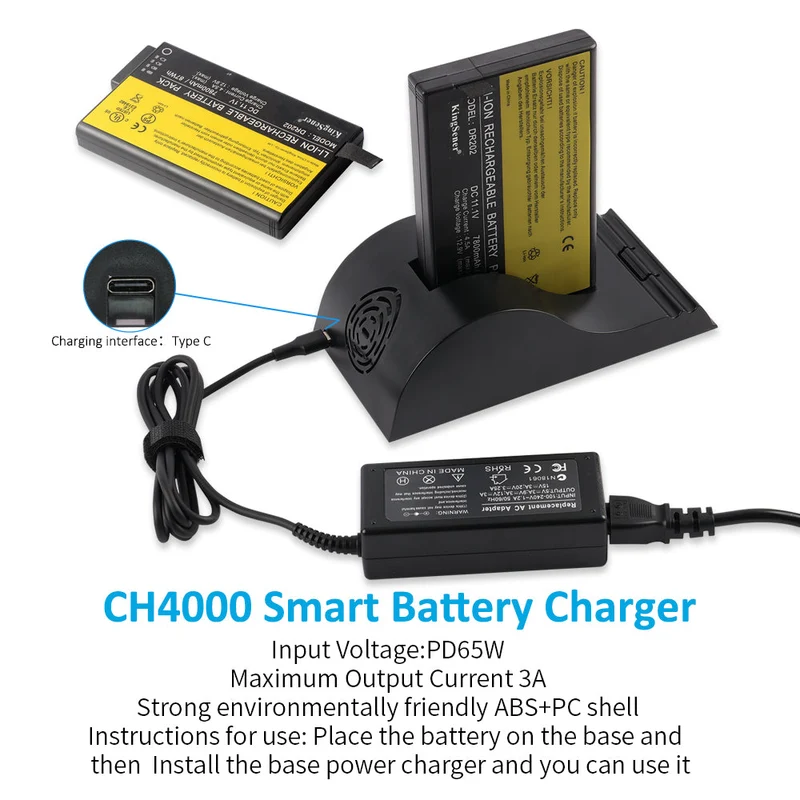 CH4000 Smart Battery Charger for DR202 202S-20 DR202S LI202S