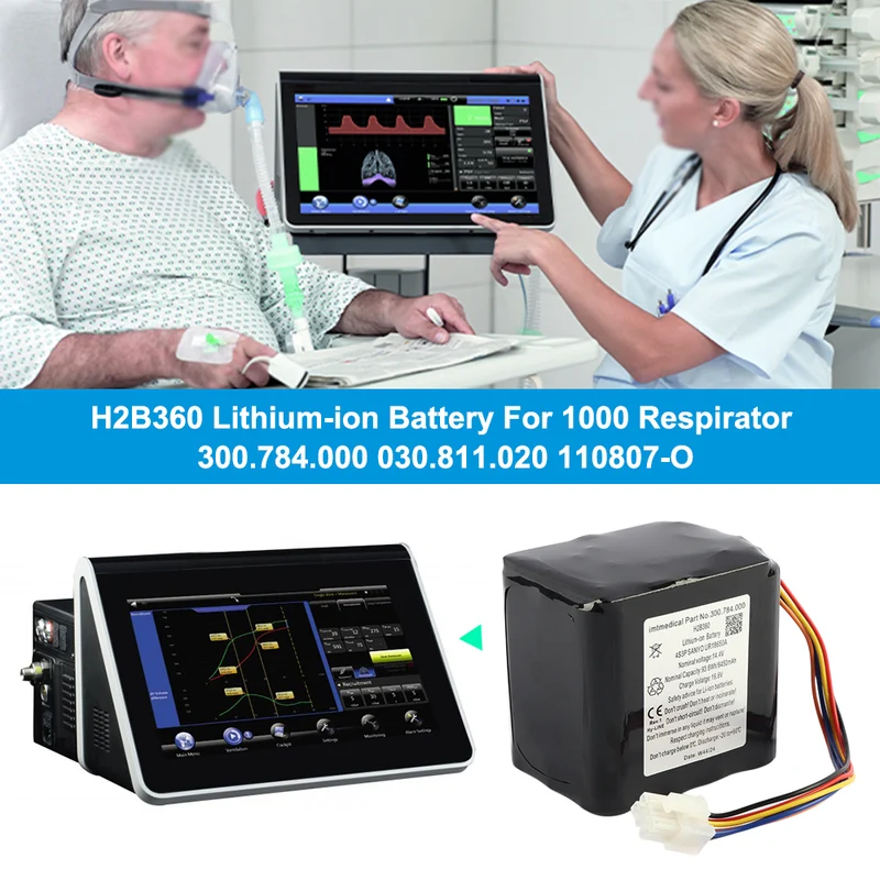 CS-BTR100MD for Bellavista 1000 Respirator Battery 030.811.020 300.784.00 H2B360 14.4V Li-Ion Battery