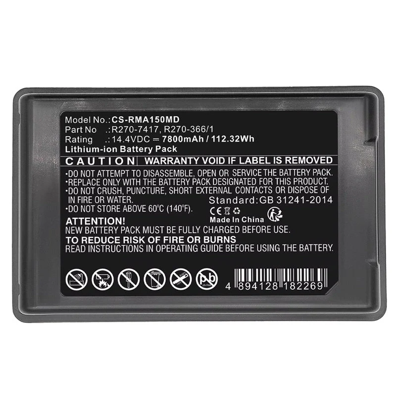 Medical Battery R270-7417 R270-366/1 for ResMed Astral 150 Ventilator Ultralife