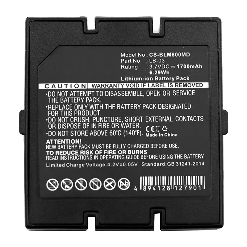 Medical Battery For Acare LB-03 BIOLIGHT 12-100-0002 Bolate 12-100-0002