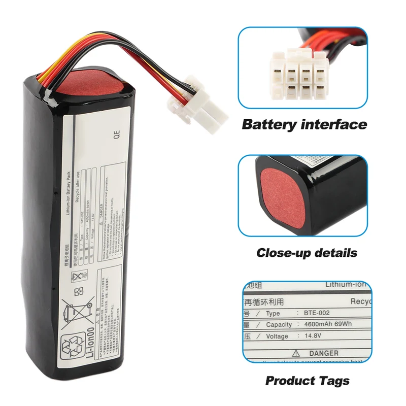 BTE-002 Battery For Fukuda BTE-002 FX-8322 FX-8322R FCP-8321 FCP-8453