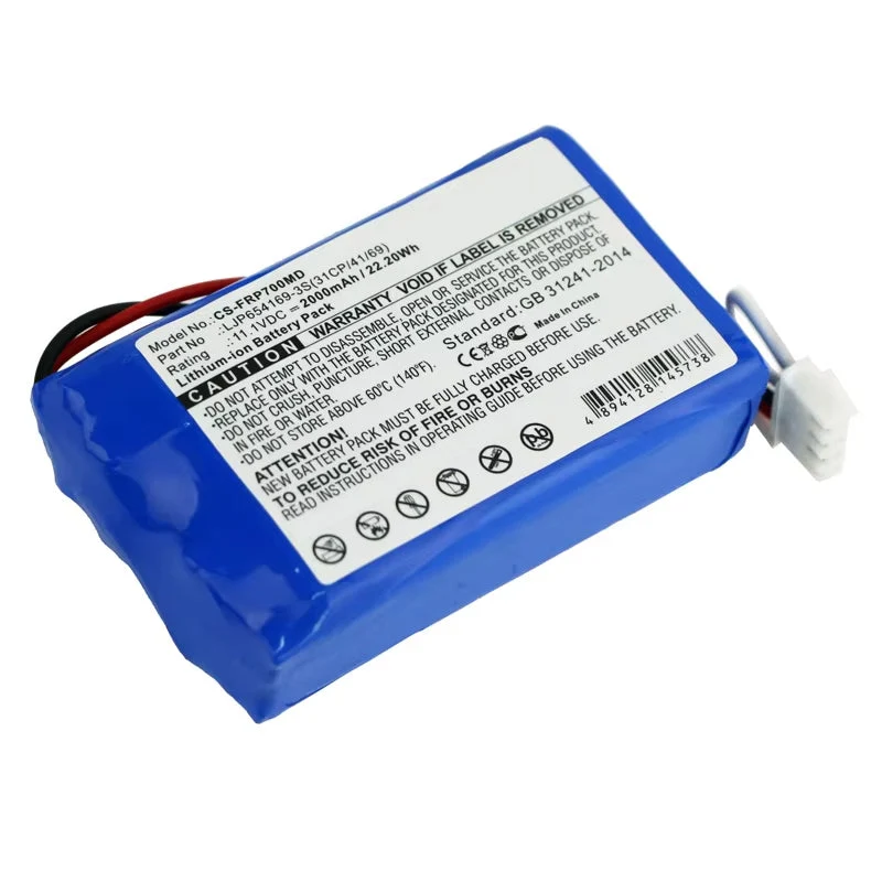 Battery Replacement for Fresenius KAY0654169-3S LJP654169-3S FBALCO0059 VP7 Pumps Vp7
