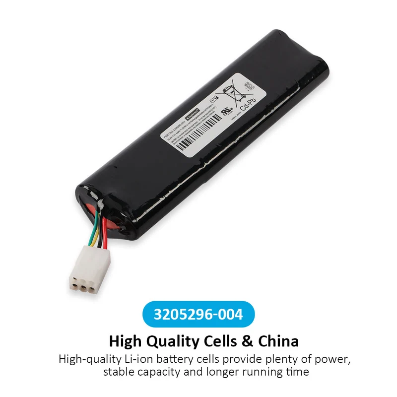 3205296-004 Li-lon Rechargeable Battery For Medtronic LifePak 20E, 11141-000112,3UR18650V-3,3205296-003,3205296-005 Defibrillator Battery